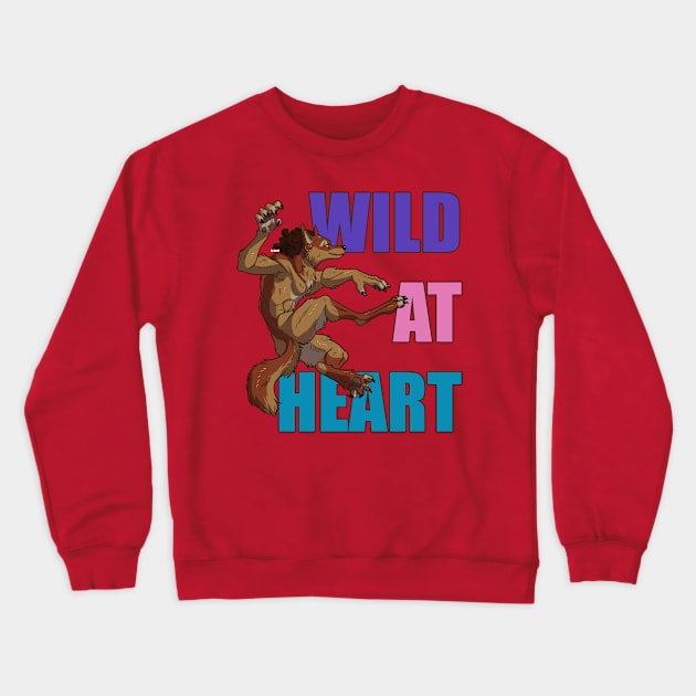 Wild at heart Crewneck Sweatshirt by Zire9